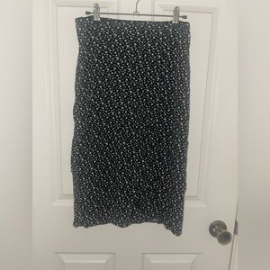 Midi floral skirt